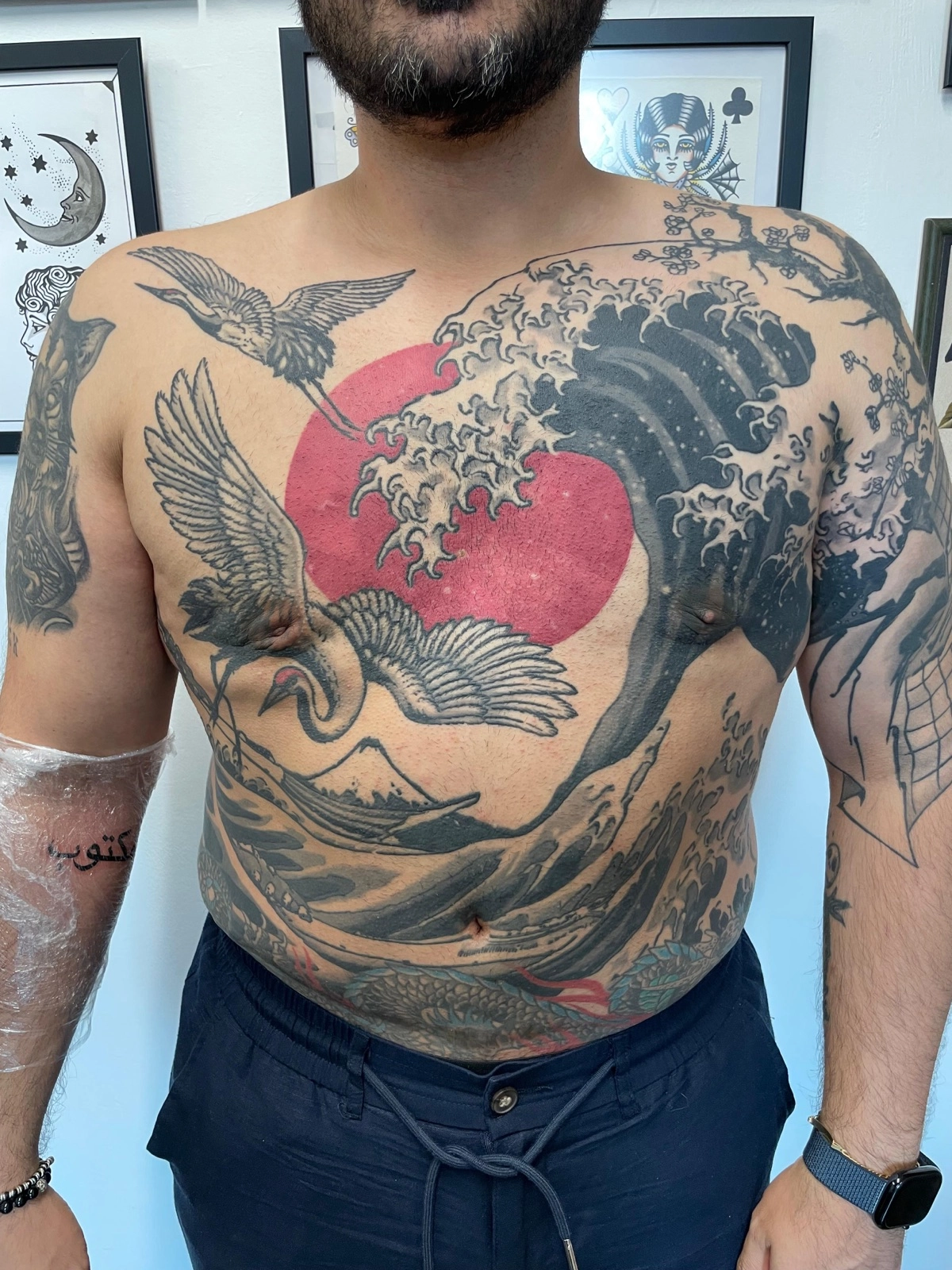 Emanuele Giorgi tattoo artist Rimini Black Swan studio tatuatore esperto